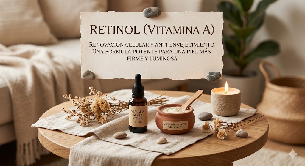 rétinol cuidado de la piel sérum skincare rutina facial luminosa