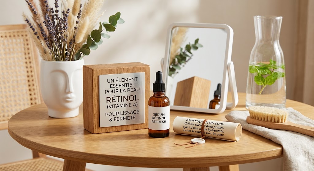rétinol soin de la peau sérum skincare visage lumineux routine beauté